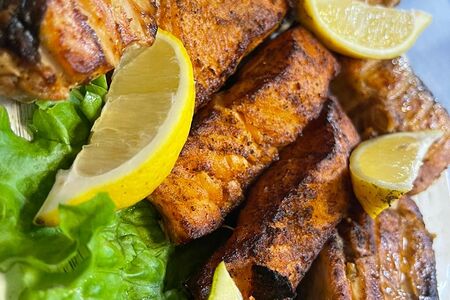 Шашлык из семги