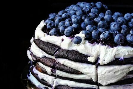 Черничный торт