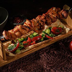 Шашлык из куриного бедра