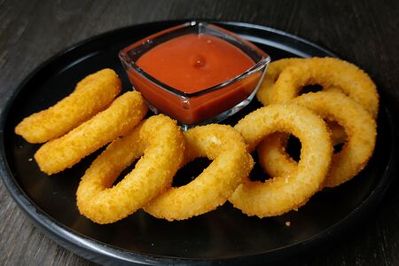 Луковые кольца фри 