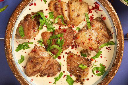 Шкмерули с курицей