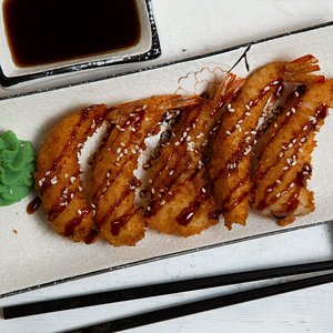 Креветки в кляре