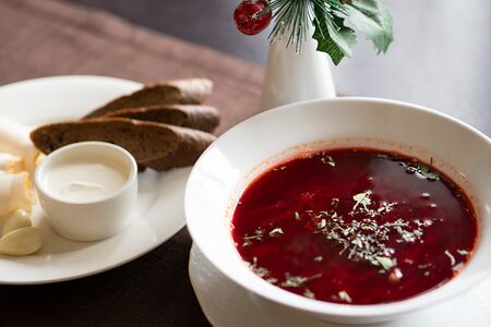 Борщ с говядиной