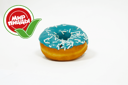 Донат с черникой