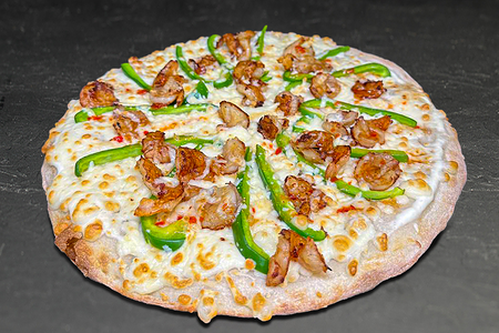 Пицца с креветкой