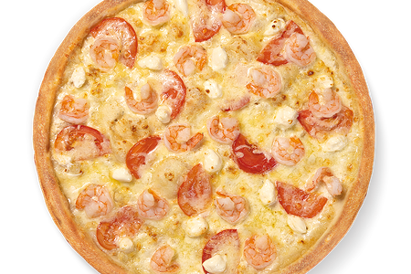 Пицца Весёлая креветка (21см)