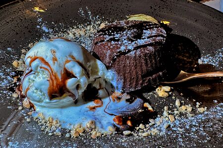 Шоколадный фондан