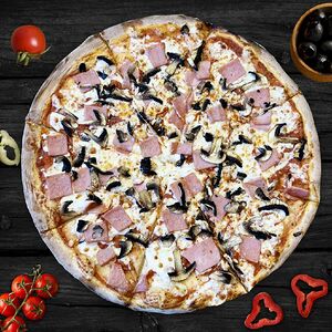Ветчина и грибы, пицца 36 см