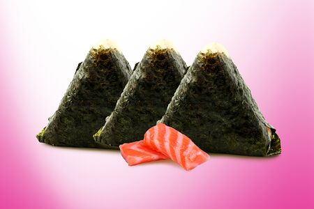 Сет онигири Три лосося