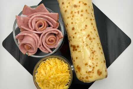 Блинчик с ветчиной и сыром Двойная начинка