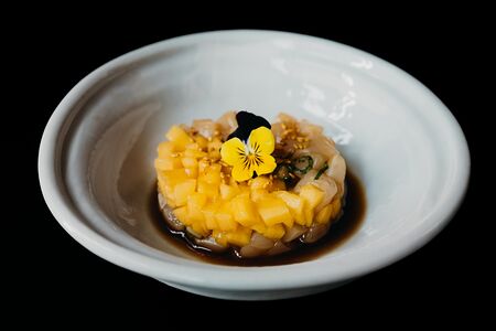 Тартар из гребешка