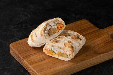 Мини-шаверма с курицей