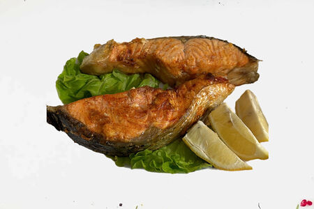 Сёмга на мангале