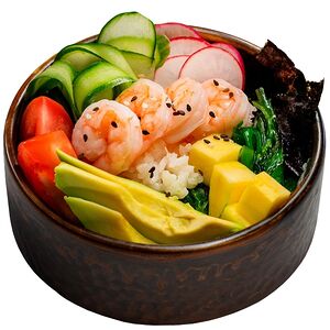 Поке с креветками