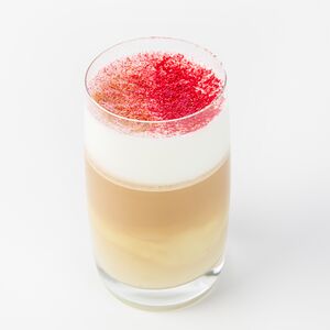 Латте Дыня-малина