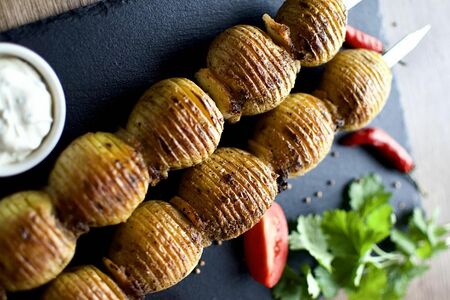 Картофель на углях