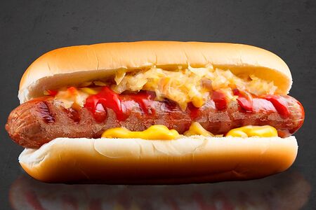 Хот-дог с говядиной