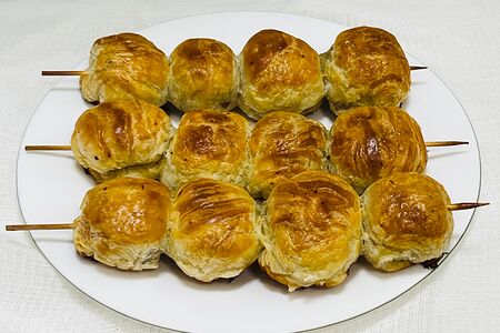 Минни самса слоёное тесто