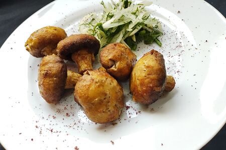 Шашлык из шампиньонов