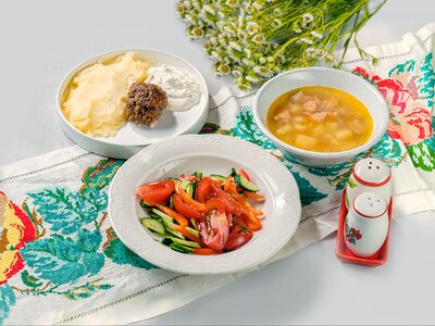 Обед классический