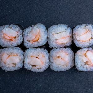 Тонкий ролл с креветкой