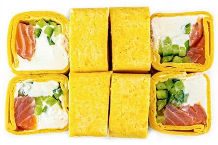 Тортилья с лососем