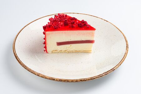 Сырно-Малиновый торт