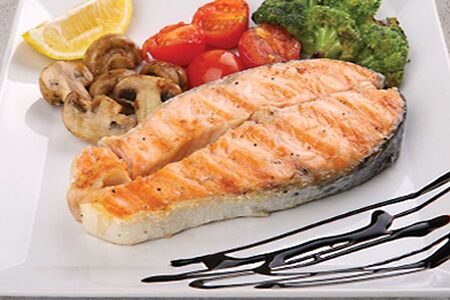 Стейк из лосося