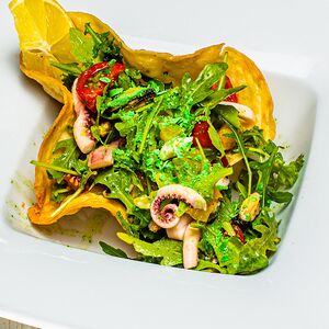 С морепродуктами