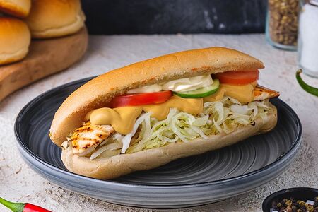 Хот-дог с мясом