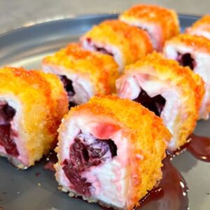 Вишневый ролл темпура