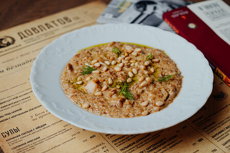 Гречневая с белыми грибами