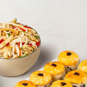 Морское Комбо L Wok и Ролл