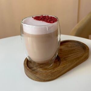 Малиновый латте