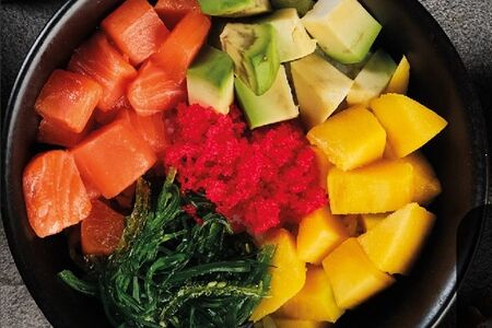 Поке с лососем