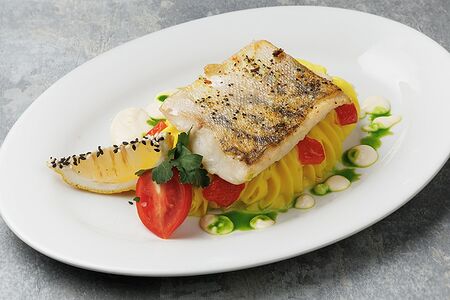 Судак на гриле