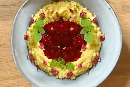 Пшенка с томленой сгущенкой