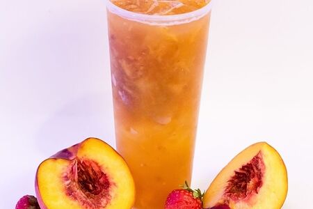 Фраппе персиковый