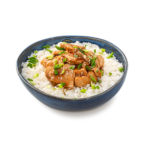 Рис с курицей терияки