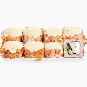 Запеченный ролл с курицей