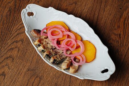 Олюторская в медово-горчичном соусе