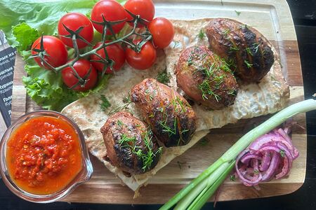 Картофель на мангале