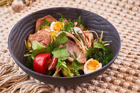 Дербент с говяжьим языком