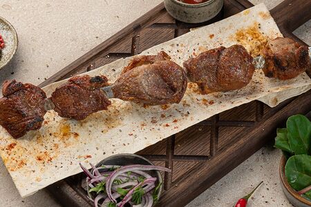 Шашлык из мякоти бараньей