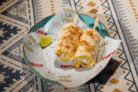 Кукуруза гриль, чипотле и пармезан