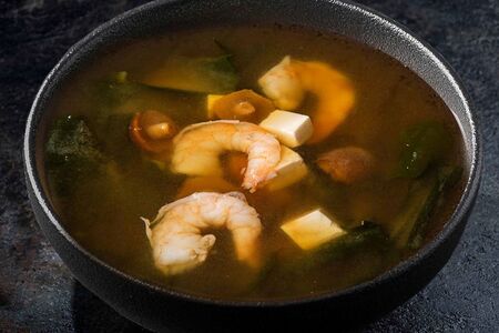 Мисо-суп с креветками