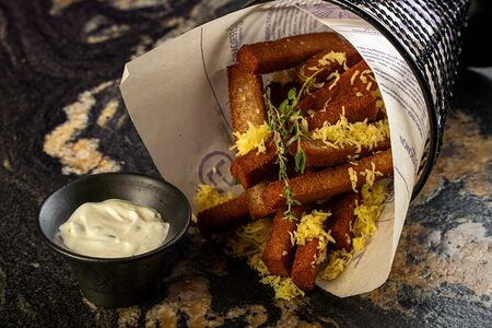 Домашние гренки с чесноком