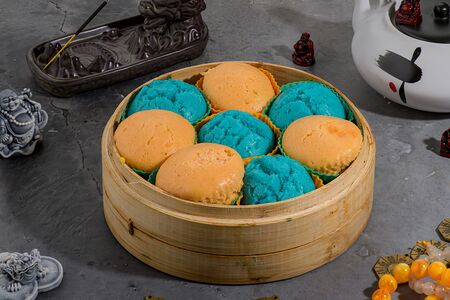 Китайские сладкие булочки Фа гао