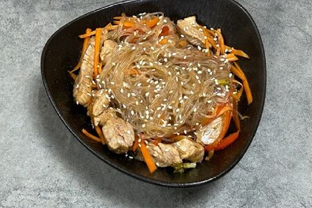 Фунчоза со свининой