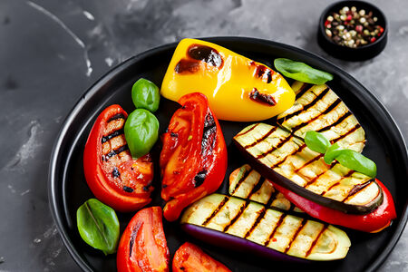 Овощи на углях